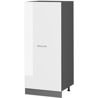 Vicco - Hochschrank R-Line, Weiß Hochglanz, 60 cm von Vicco