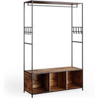 Kleiderschrank Fyrk, Eiche rustikal, 119.5 x 189 cm Vicco von Vicco
