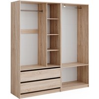 Kleiderschrank Elmo, Sonoma, 100 x 200 cm 2er Set Vicco von Vicco