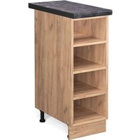 Vicco - Küchenregal Fame-Line, Goldkraft Eiche, 30 cm , ap Anthrazit von Vicco