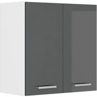 Hängeschrank R-Line 60 cm Weiß/Anthrazit Hochglanz modern Vicco von Vicco