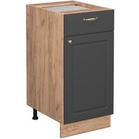 Vicco - Küchenunterschrank Fame-Line, Anthrazit-Gold, 40 cm ohne Arbeitsplatte von Vicco