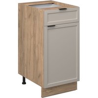 Vicco - Küchenunterschrank Fame-Line, GrauBeige, 40 cm ohne Arbeitsplatte von Vicco