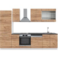 Vicco - Küchenzeile Fame-Line, Goldkraft Eiche/Weiß, 300 cm ohne Arbeitsplatte Vicco - Küchenzeile Fame-Line, Goldkraft Eiche/Weiß, 300 cm ohne Arbeitsplatte von Vicco