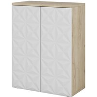 Midischrank Edge, Weiß, 60 x 79.5 cm mit 2 Türen und 3 Fächer Vicco Midischrank Edge, Weiß, 60 x 79.5 cm mit 2 Türen und 3 Fächer Vicco von Vicco