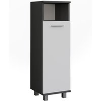 Vicco - Midischrank Ilias, Anthrazit/Weiß, 30.2 x 95 cm mit Tür von Vicco
