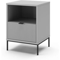Nachttisch Eliza, Grau, 40 x 55 cm mit 1 Schublade, Vicco Nachttisch Eliza, Grau, 40 x 55 cm mit 1 Schublade, Vicco von Vicco