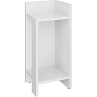 Nachttisch Lenar, Weiß, 27 x 60 cm Vicco von Vicco
