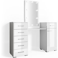 Schminktisch Zoe, Weiß, 140 cm mit led Beleuchtung Vicco Schminktisch Zoe, Weiß, 140 cm mit led Beleuchtung Vicco von Vicco