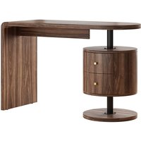 Schreibtisch Lara, Eiche rustikal, 120 x 50 cm mit 2 Schubladen Vicco von Vicco