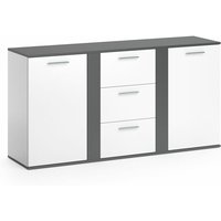 Kommode Novelli, Anthrazit, 155 x 80 cm mit Schubladen Vicco Kommode Novelli, Anthrazit, 155 x 80 cm mit Schubladen Vicco von Vicco