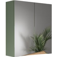 Spiegelschrank Marelle, Grün/Artisan, 60 x 67 cm mit höhenverstellbarem Einlegeboden, Vicco Spiegelschrank Marelle, Grün/Artisan, 60 x 67 cm mit höhenverstellbarem Einlegeboden, Vicco von Vicco