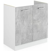 Spülenunterschrank R-Line, Beton, 80 cm ohne Arbeitsplatte, Vicco Spülenunterschrank R-Line, Beton, 80 cm ohne Arbeitsplatte, Vicco von Vicco