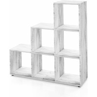 Vicco - Treppenregal , Beton, 105 x 107.5 cm von Vicco
