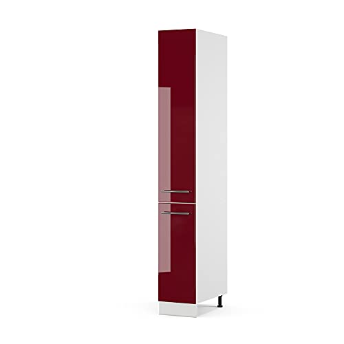 Vicco Apothekerschrank Fame-Line, Bordeaux Hochglanz/Weiß, 30 cm von Vicco