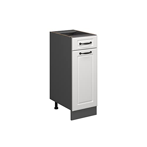 Vicco Küchenunterschrank R-Line, Weiß Landhaus/Anthrazit, 30 cm ohne Arbeitsplatte Vicco Küchenunterschrank R-Line, Weiß Landhaus/Anthrazit, 30 cm ohne Arbeitsplatte von Vicco