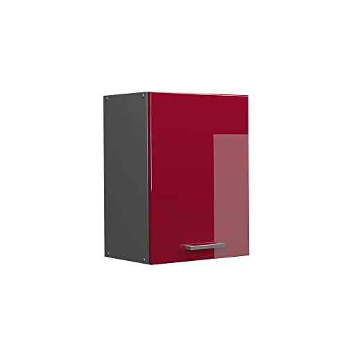 Vicco Hängeschrank R-Line, hängender Küchenschrank, Bordeaux Hochglanz/Anthrazit, 45 cm Vicco Hängeschrank R-Line, hängender Küchenschrank, Bordeaux Hochglanz/Anthrazit, 45 cm von Vicco