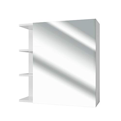 Vicco Bad Spiegelschrank Fynn, Weiß, 62 x 64 cm von Vicco