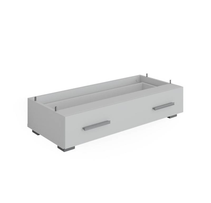 Vicco Aktenschrank Frank, Weiß, 80 x 17.4 cm mit Schublade von Vicco