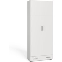 Vicco - Aktenschrank Ingo, Weiß, 80 x 182.4 cm mit Schublade von Vicco