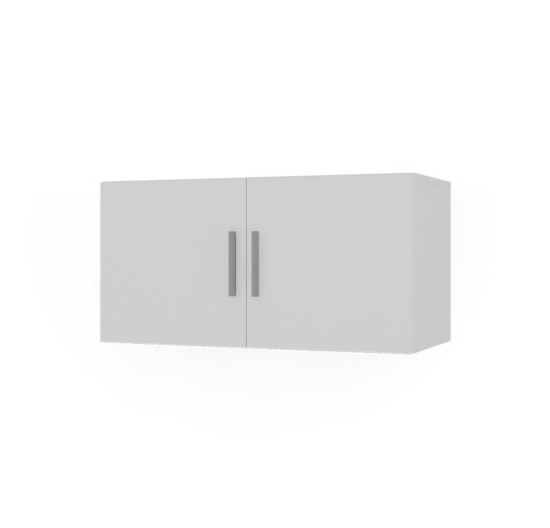 Vicco Aktenschrank Ingo, Weiß, 80 x 40 cm mit 2 Türen von Vicco