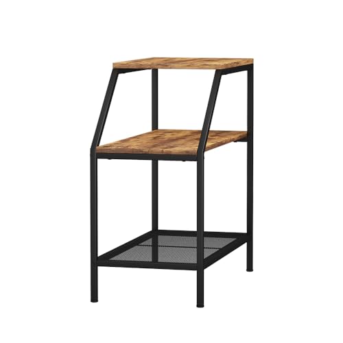 Vicco Anstelltisch Fyrk, Eiche rustikal/Schwarz, 30 x 60 cm mit 2 offenen Ablagen Vicco Anstelltisch Fyrk, Eiche rustikal/Schwarz, 30 x 60 cm mit 2 offenen Ablagen von Vicco