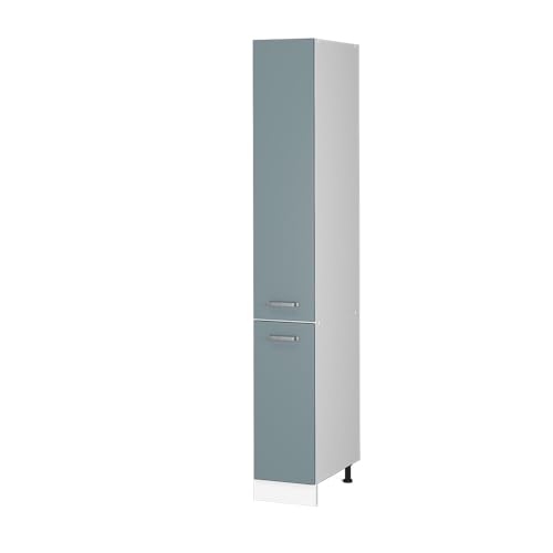 Vicco Apothekerschrank R-Line, Medizinschrank für die Küche, Blau-Grau/Weiß, 30 cm von Vicco