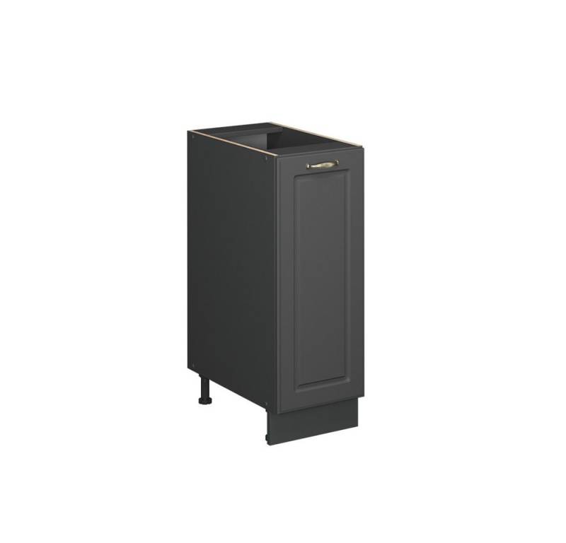 Vicco Apothekerschrank Fame-Line, Anthrazit-Gold Landhaus/Anthrazit, 30 cm, AP Anthrazit von Vicco