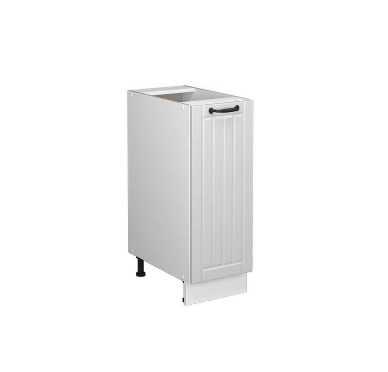 Vicco Apothekerschrank Fame-Line, Weiß, 30 cm ohne Arbeitsplatte Adjustable Feet von Vicco