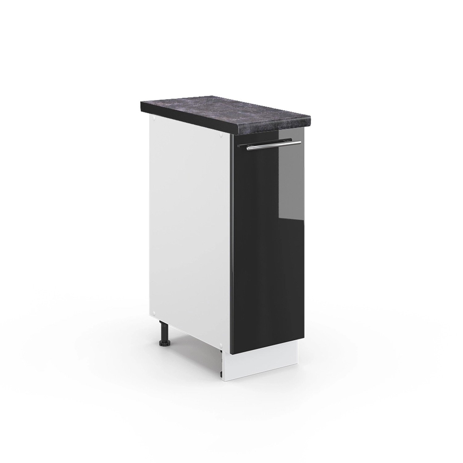 Vicco Apothekerschrank Fame-Line Anthrazit Hochglanz/Weiß 30 cm AP Anthrazit Vicco Apothekerschrank Fame-Line Anthrazit Hochglanz/Weiß 30 cm AP Anthrazit von Vicco