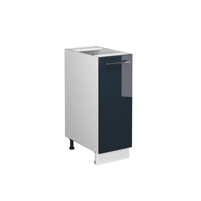 Vicco Apothekerschrank Fame-Line Dunkelblau Hochglanz/Weiß 30 cm ohne Arbeitsplatte von Vicco