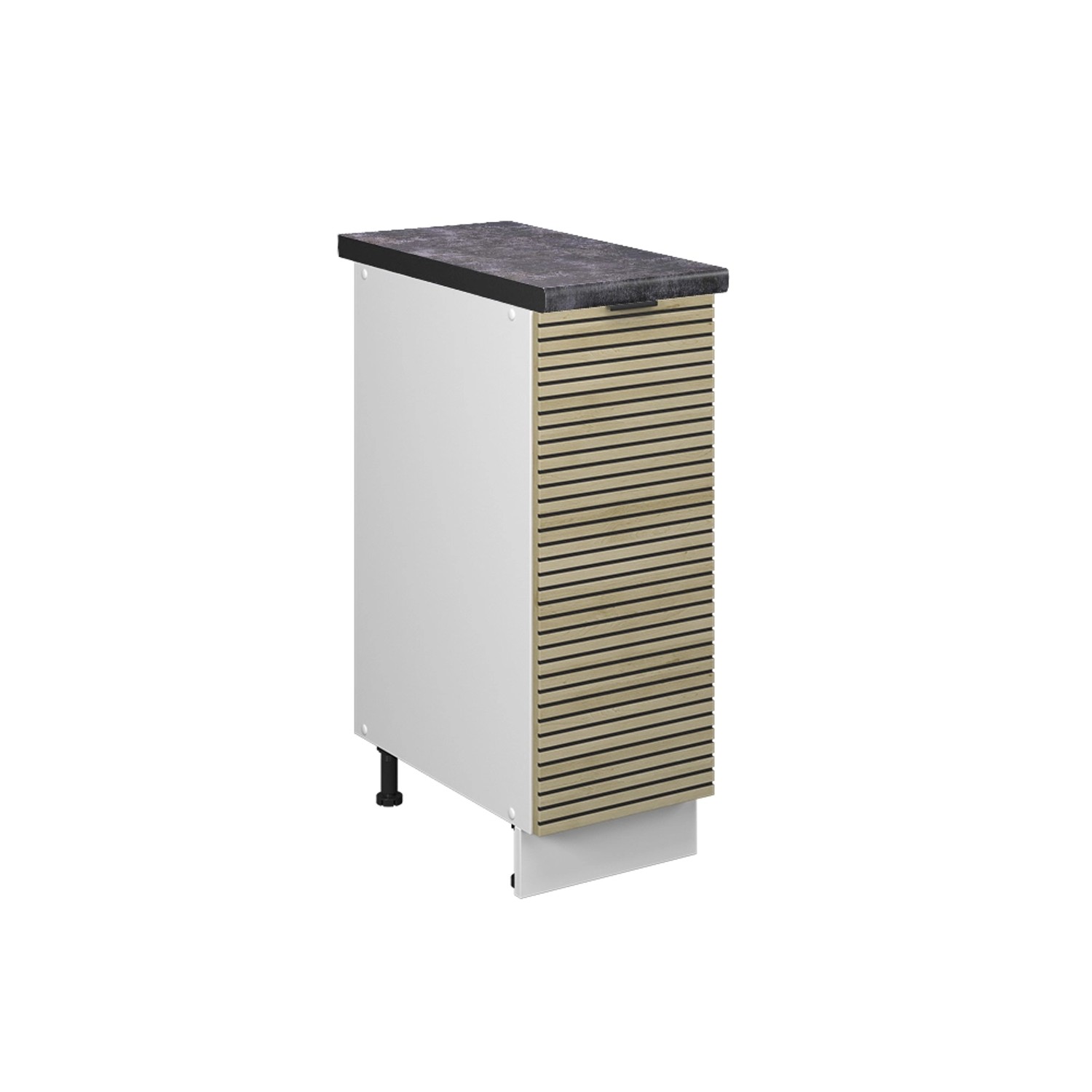Vicco Apothekerschrank Fame-Line Eiche Paneel 30 cm AP Anthrazit mit Weiß Korpus Vicco Apothekerschrank Fame-Line Eiche Paneel 30 cm AP Anthrazit mit Weiß Korpus von Vicco