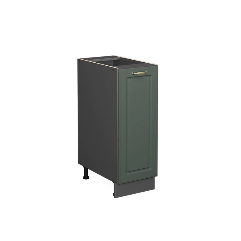Vicco Apothekerschrank Fame-Line Grün-Gold Landhaus/Anthrazit 30 cm ohne Arbeitsplatte von Vicco