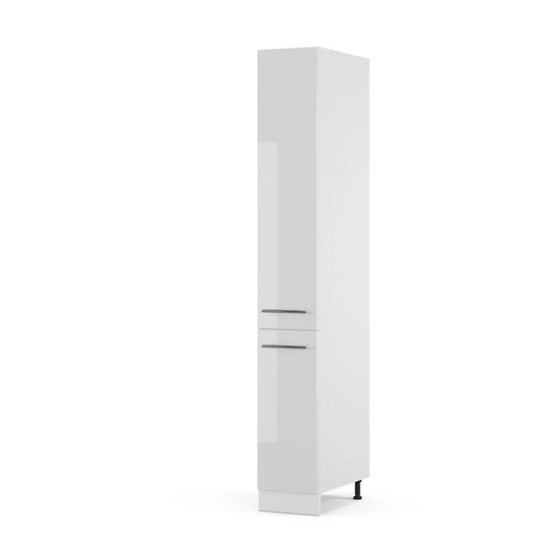 Vicco Apothekerschrank Fame-Line Medizinschrank für die Küche Weiß Hochglanz/Weiß 30 cm von Vicco