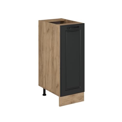 Vicco Apothekerschrank R-Line, Anthrazit Landhaus, 30 cm ohne Arbeitsplatte von Vicco