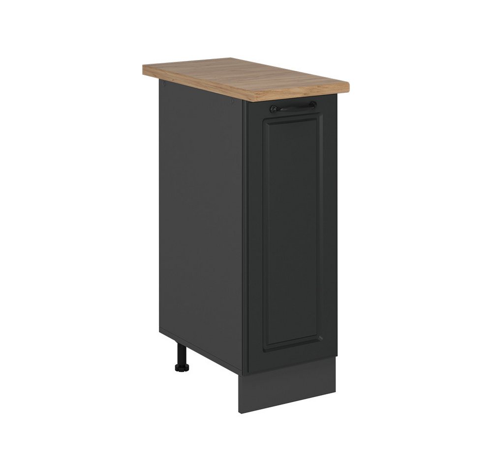 Vicco Apothekerschrank R-Line, Anthrazit Landhaus/Anthrazit, 30 cm, AP Eiche von Vicco