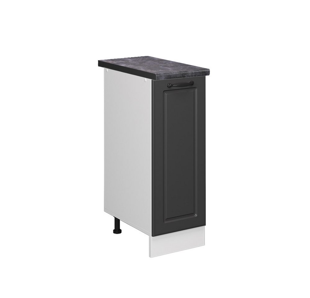 Vicco Apothekerschrank R-Line, Anthrazit Landhaus/Weiß, 30 cm, AP Anthrazit von Vicco