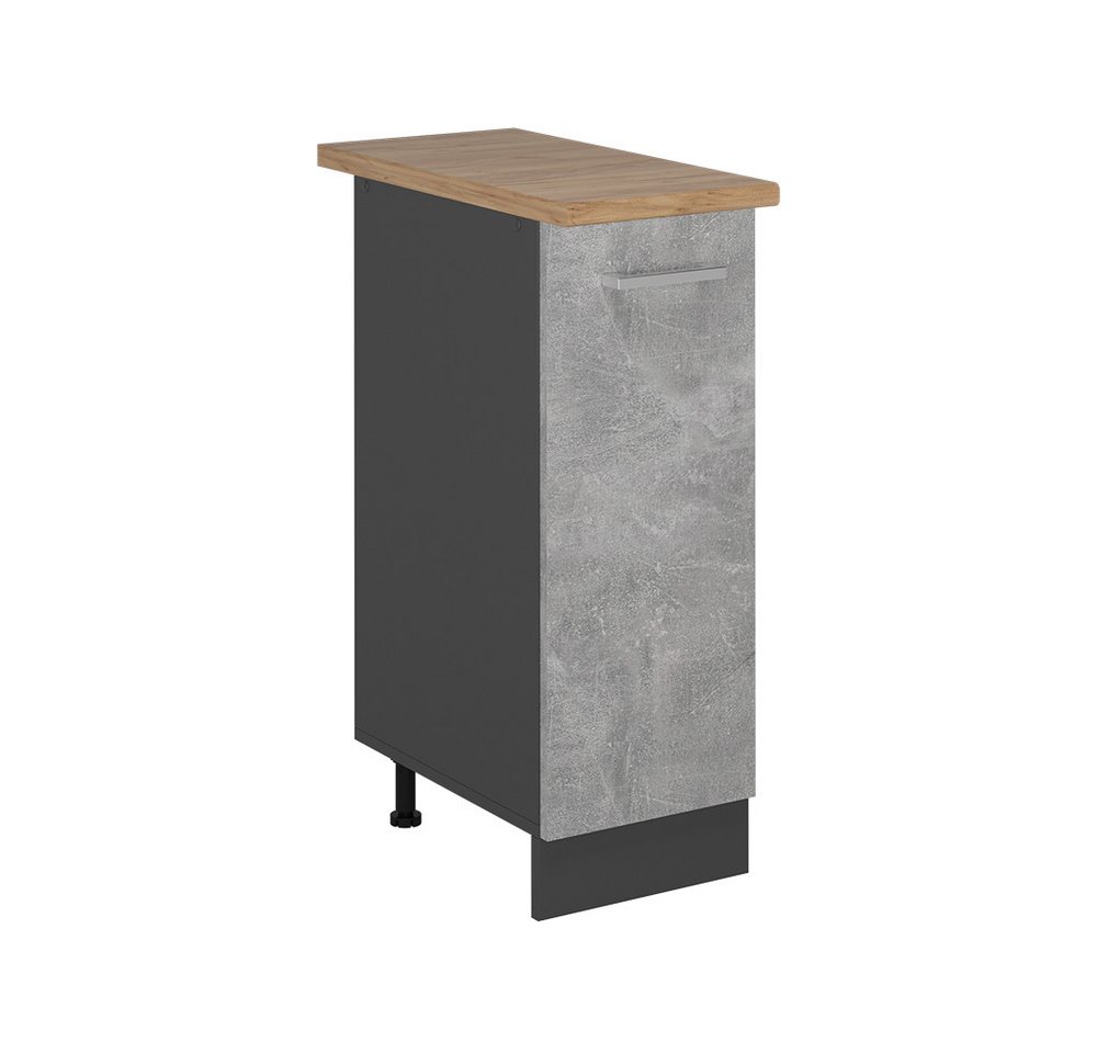 Vicco Apothekerschrank R-Line, Beton/Anthrazit, 30 cm, AP Eiche Vicco Apothekerschrank R-Line, Beton/Anthrazit, 30 cm, AP Eiche von Vicco