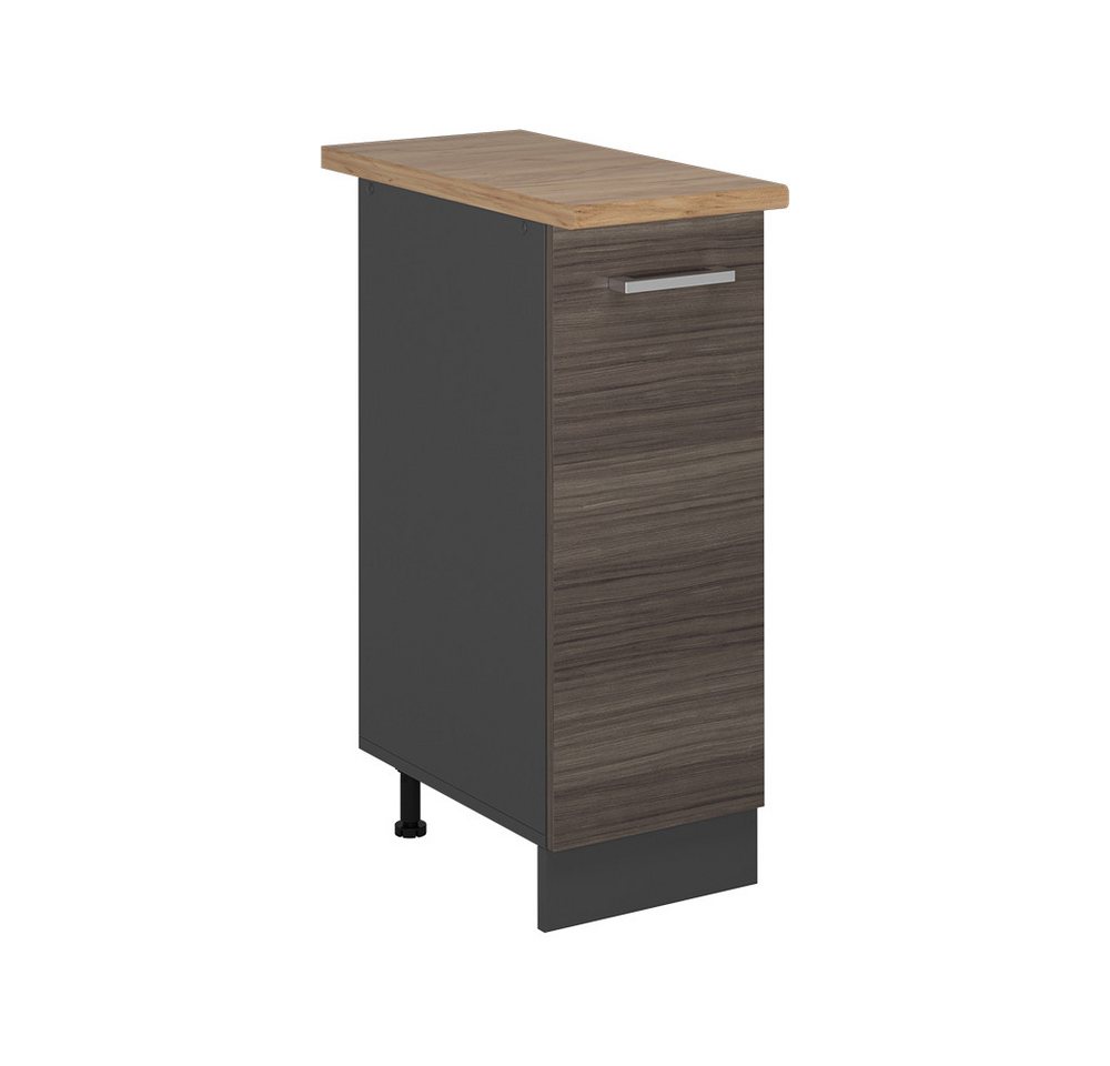 Vicco Apothekerschrank R-Line, Edelgrau/Anthrazit, 30 cm, AP Eiche von Vicco