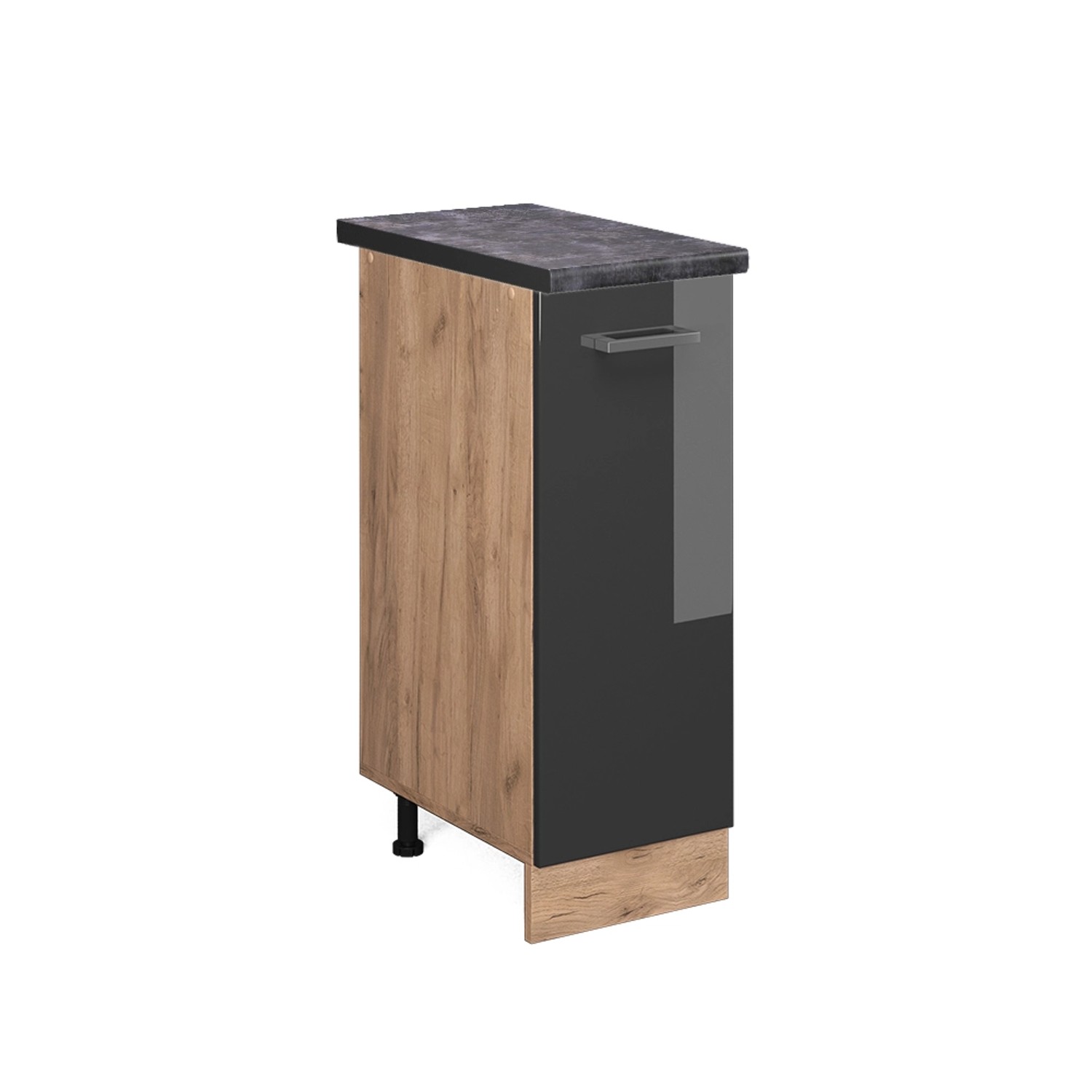 Vicco Apothekerschrank R-Line Anthrazit Hochglanz/Goldkraft Eiche 30 cm AP Anthrazit Vicco Apothekerschrank R-Line Anthrazit Hochglanz/Goldkraft Eiche 30 cm AP Anthrazit von Vicco