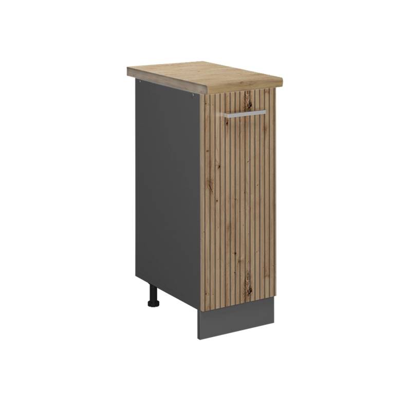 Vicco Apothekerschrank R-Line Artisan-Eiche/Anthrazit 30 cm AP Eiche von Vicco