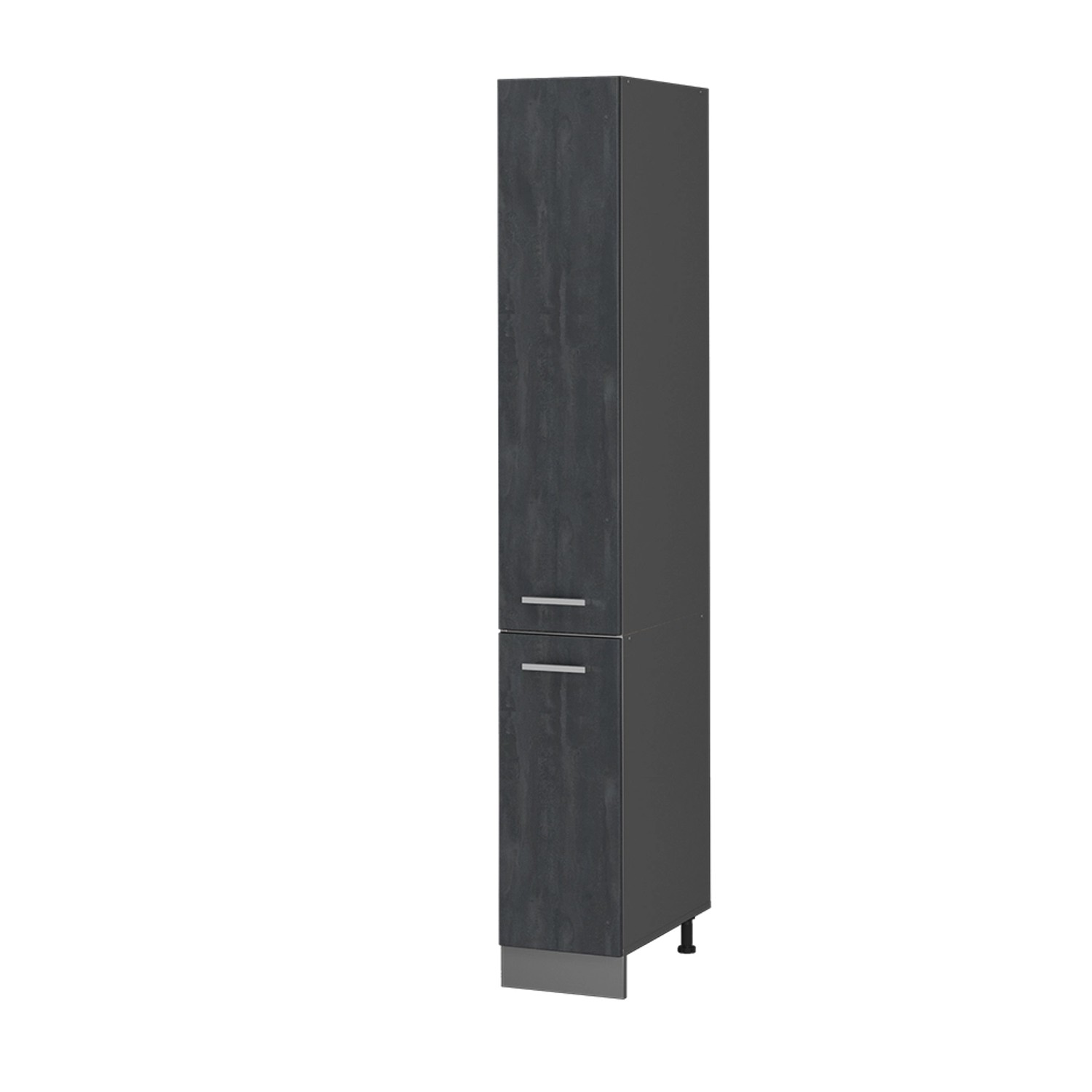 Vicco Apothekerschrank R-Line Medizinschrank für die Küche Schwarz Beton/Anthrazit 30 cm von Vicco
