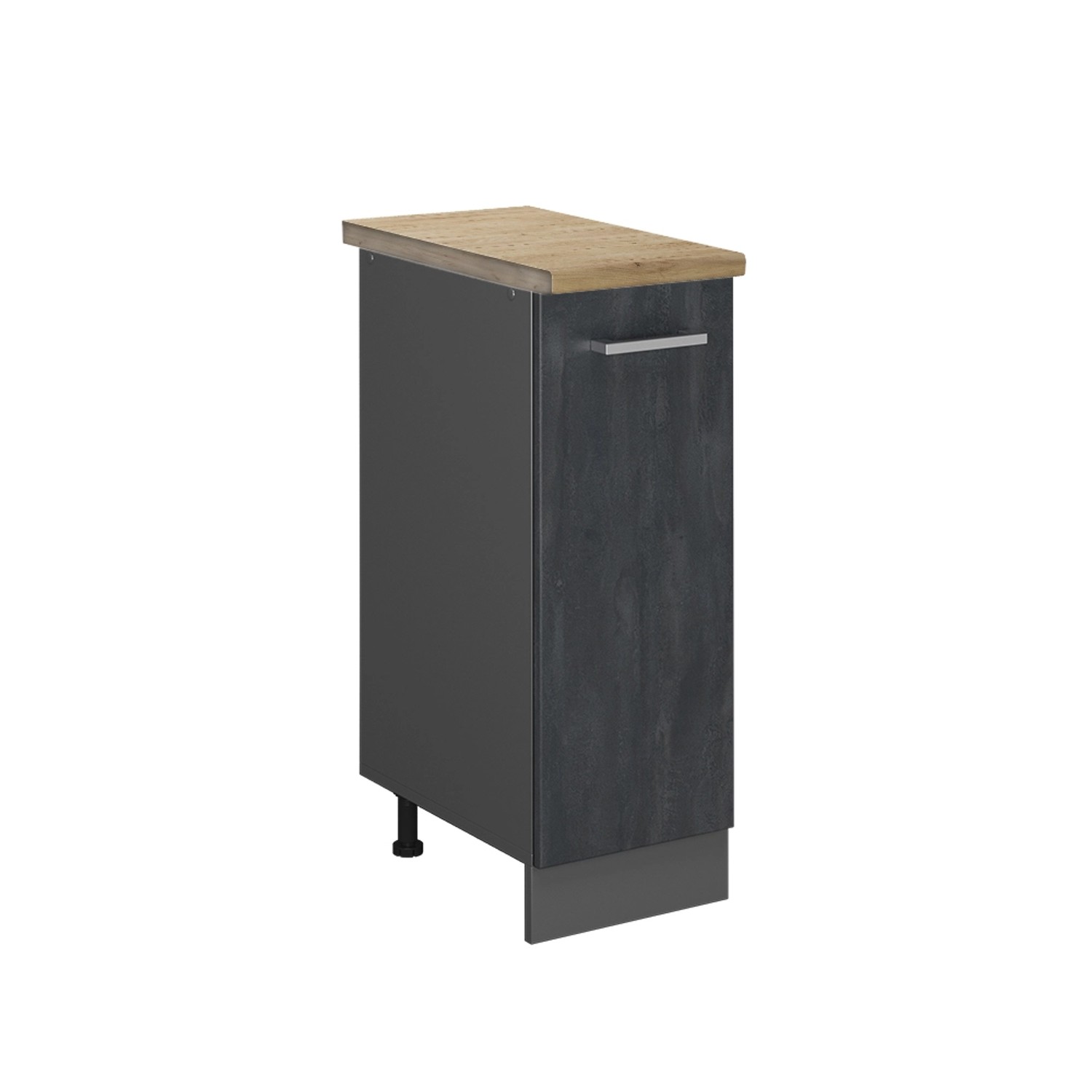 Vicco Apothekerschrank R-Line Medizinschrank für die Küche Schwarz Beton 30 cm AP Eiche mit Anthrazit Korpus Vicco Apothekerschrank R-Line Medizinschrank für die Küche Schwarz Beton 30 cm AP Eiche mit Anthrazit Korpus von Vicco