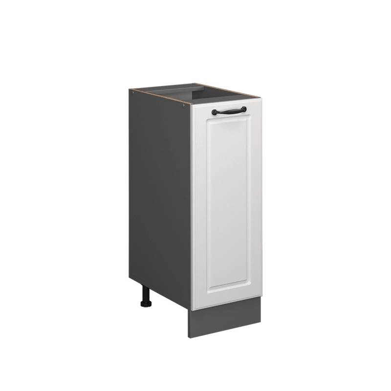 Vicco Apothekerschrank R-Line Weiß Landhaus/Anthrazit 30 cm ohne Arbeitsplatte von Vicco