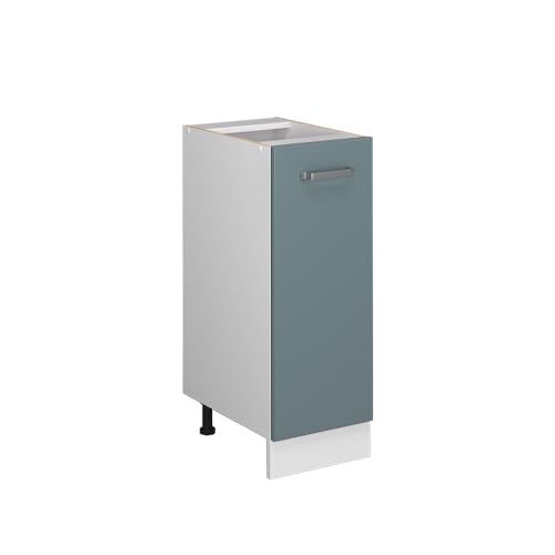 Vicco Apothekerschrank R-Line, Blau-Grau/Weiß, 30 cm ohne Arbeitsplatte von Vicco