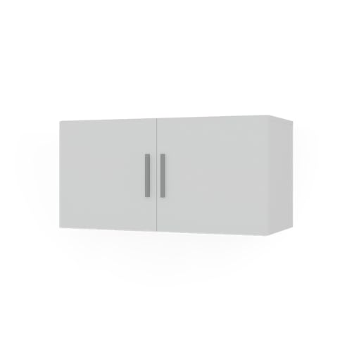Vicco Aufsatzmodul Ingo, Weiß, 80 x 40 cm mit 2 Türen von Vicco