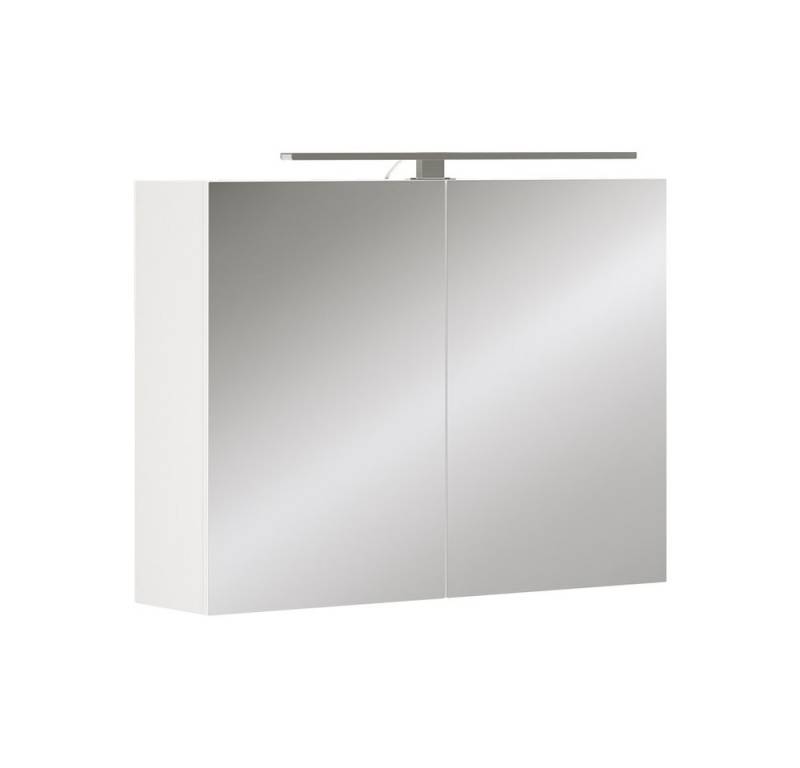 Vicco Badezimmerspiegelschrank Lavio, Weiß, 80 x 60 cm mit LED-Beleuchtung Vicco Badezimmerspiegelschrank Lavio, Weiß, 80 x 60 cm mit LED-Beleuchtung von Vicco
