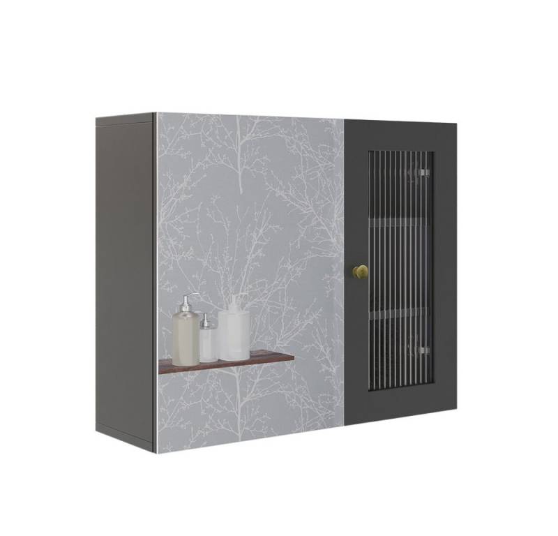 Vicco Badezimmerspiegelschrank Malte, Grau, 60 x 50 cm mit Spiegel Vicco Badezimmerspiegelschrank Malte, Grau, 60 x 50 cm mit Spiegel von Vicco