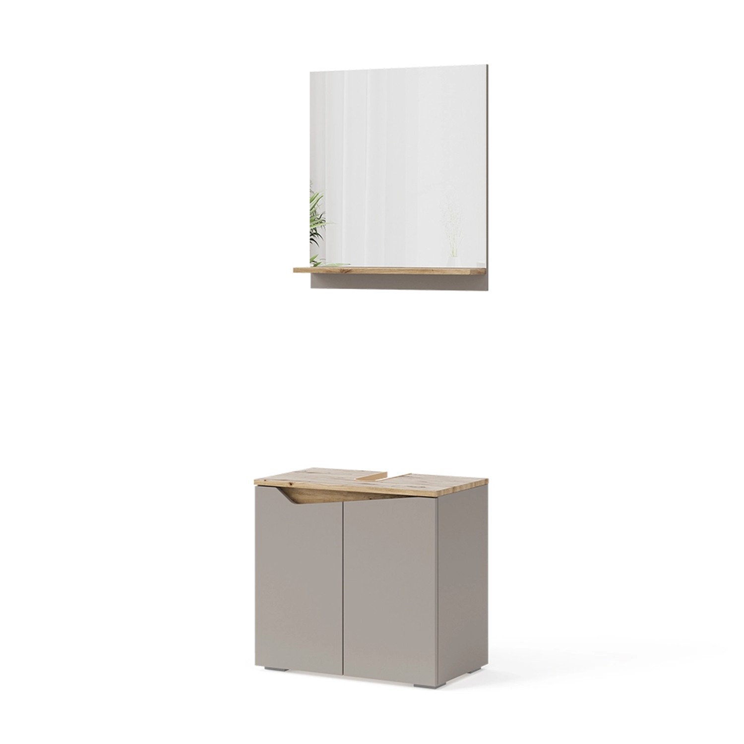 Vicco Badmöbel-Kombination Marelle Greige/Artisan-Eiche 2 Teile Vicco Badmöbel-Kombination Marelle Greige/Artisan-Eiche 2 Teile von Vicco