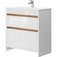 Vicco - Badmöbel-Set Detmold, Weiß, 2 Teile, Unterschrank 80 cm Vicco - Badmöbel-Set Detmold, Weiß, 2 Teile, Unterschrank 80 cm von Vicco
